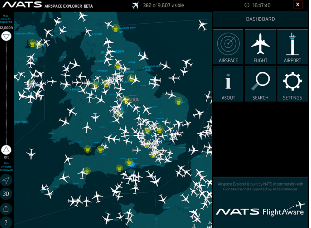 Sada možete da pratite sve avione na nebu u realnom vremenu